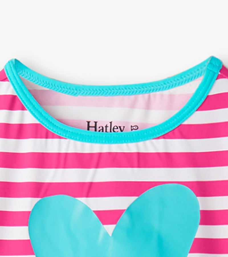 Hatley Girls' Swim Full Sleeve Cross Over Coverup - Image 3